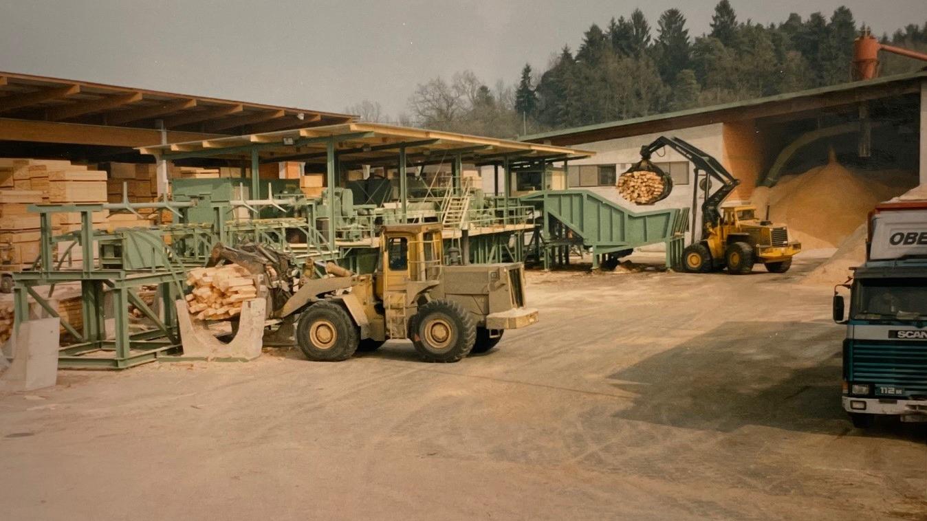 1.8 1992HIP Spanerprovisorium 1992 - 1995 wurde der Zerspanner abgebaut und in Madok aufgestellt