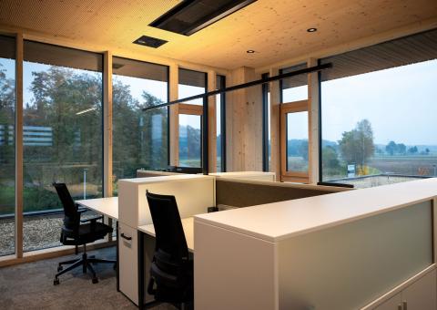 The new office building of HASSLACHER PREDING Holzindustrie, offices